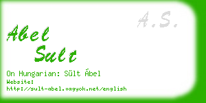 abel sult business card
